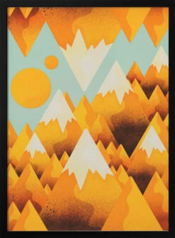 Yellow Sand Peak - Stretched Canvas, Poster Or Fine Art Print(Yellow Sand Peak Stretched Canvas Poster Or Fine Art Print)