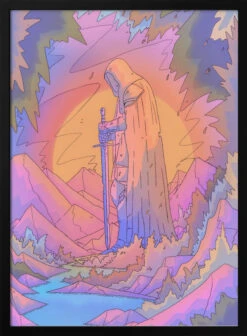 The Stone Guardian - Stretched Canvas, Poster Or Fine Art Print(The Stone Guardian Stretched Canvas Poster Or Fine Art Print)