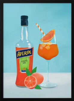 Aperol Spritz - Stretched Canvas, Poster Or Fine Art Print(Aperol Spritz Stretched Canvas Poster Or Fine Art Print 4)