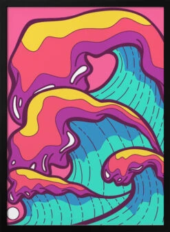 The Tidal Waves - Stretched Canvas, Poster Or Fine Art Print(The Tidal Waves Stretched Canvas Poster Or Fine Art Print)