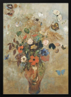 Still Life With Flowers - Stretched Canvas, Poster Or Fine Art Print(Still Life With Flowers Stretched Canvas Poster Or Fine Art Print)