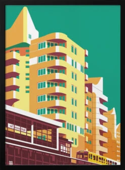 Berlin Kreuzberg - Stretched Canvas, Poster Or Fine Art Print(Berlin Kreuzberg Stretched Canvas Poster Or Fine Art Print)