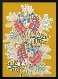 Foxglove Découpe Papier - Stretched Canvas, Poster Or Fine Art Print(Foxglove Decoupe Papier Stretched Canvas Poster Or Fine Art Print)