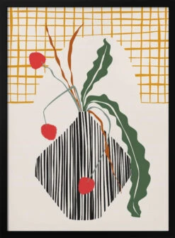 Midcentury Ikebana Light - Stretched Canvas, Poster Or Fine Art Print(Midcentury Ikebana Light Stretched Canvas Poster Or Fine Art Print)