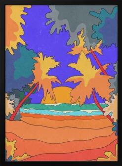 Sands And Waves - Stretched Canvas, Poster Or Fine Art Print(Sands And Waves Stretched Canvas Poster Or Fine Art Print)