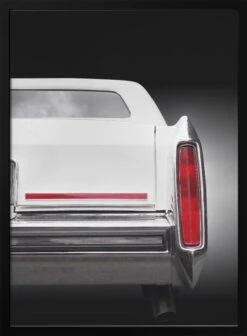 American Classic Car Brougham 1987 Rear - Stretched Canvas, Poster Or Fine Art Print(American Classic Car Brougham 1987 Rear Stretched Canvas Poster Or Fine Art Print)