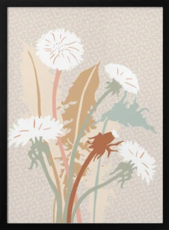 Wild Garden Dandelion - Stretched Canvas, Poster Or Fine Art Print(Wild Garden Dandelion Stretched Canvas Poster Or Fine Art Print)