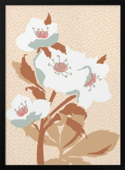 Wild Garden Helleborejpg - Stretched Canvas, Poster Or Fine Art Print(Wild Garden Helleborejpg Stretched Canvas Poster Or Fine Art Print)