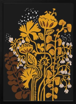 Stockholm Garden Autumn Night - Stretched Canvas, Poster Or Fine Art Print(Stockholm Garden Autumn Night Stretched Canvas Poster Or Fine Art Print)