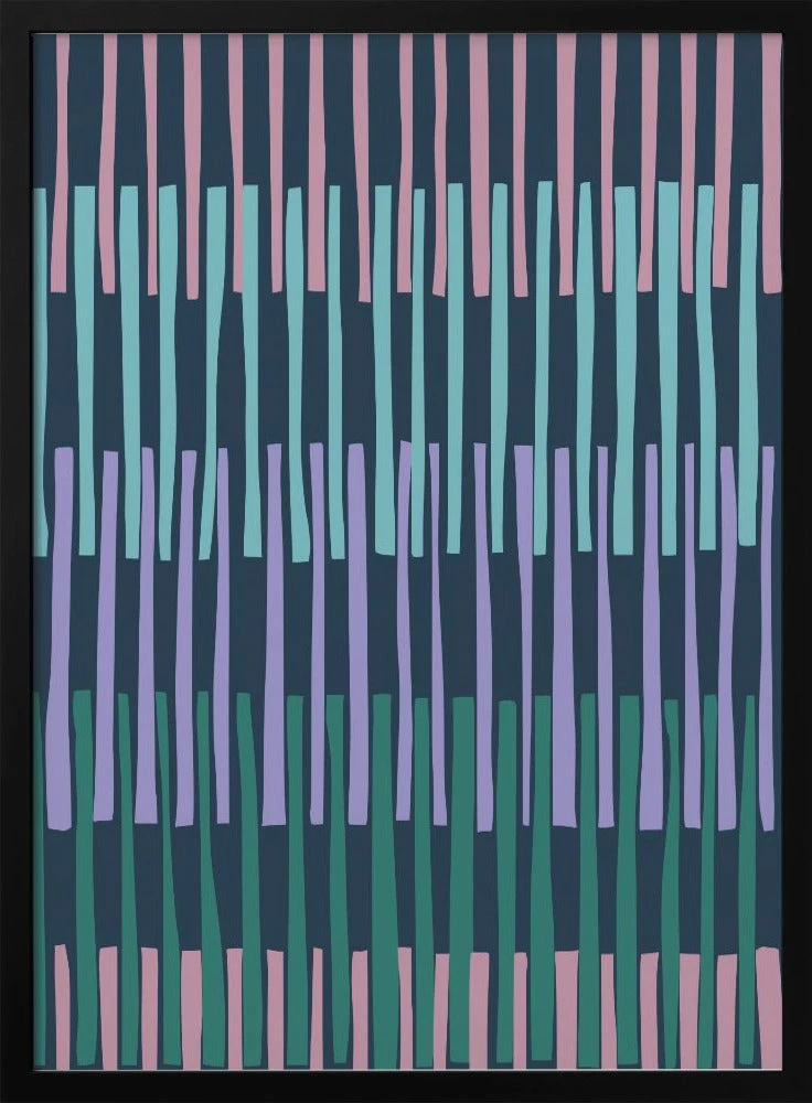 Block Print Geometrics Stripes Dark Blue - Stretched Canvas, Poster Or Fine Art Print(Block Print Geometrics Stripes Dark Blue Stretched Canvas Poster Or Fine Art Print) 1 Block Print Geometrics Stripes Dark Blue - Stretched Canvas, Poster Or Fine Art Print(Block Print Geometrics Stripes Dark Blue Stretched Canvas Poster Or Fine Art Print)