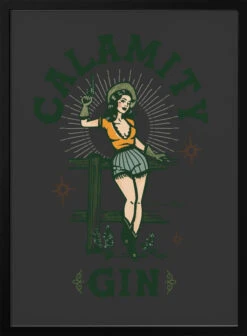 Calamit Gin Blackletter.png - Stretched Canvas, Poster Or Fine Art Print(Calamit Gin Blackletter Png Stretched Canvas Poster Or Fine Art Print)