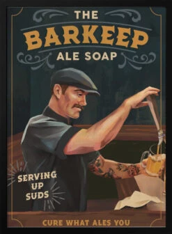 Barkeep Soap Poster 20x30 - Stretched Canvas, Poster Or Fine Art Print(Barkeep Soap Poster 20x30 Stretched Canvas Poster Or Fine Art Print)