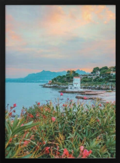Sicily After Sunset - Stretched Canvas, Poster Or Fine Art Print(Sicily After Sunset Stretched Canvas Poster Or Fine Art Print)