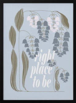 Right Place To Be - Stretched Canvas, Poster Or Fine Art Print(Right Place To Be Stretched Canvas Poster Or Fine Art Print)