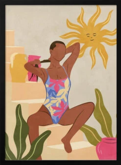 Beneath The Smiling Sun - Stretched Canvas, Poster Or Fine Art Print(Beneath The Smiling Sun Stretched Canvas Poster Or Fine Art Print)