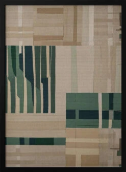 Modernist Paper Cut Collage - Stretched Canvas, Poster Or Fine Art Print(Modernist Paper Cut Collage Stretched Canvas Poster Or Fine Art Print)