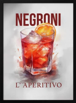 Negroni - Stretched Canvas, Poster Or Fine Art Print(Negroni Stretched Canvas Poster Or Fine Art Print)