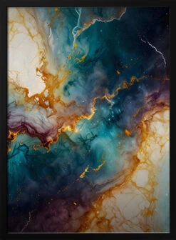 Mystic Marble - Stretched Canvas, Poster Or Fine Art Print(Mystic Marble Stretched Canvas Poster Or Fine Art Print)