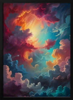 Aurora In The Clouds - Stretched Canvas, Poster Or Fine Art Print(Mws_apo_1_g2_aurora In The Clouds Stretched Canvas Poster Or Fine Art Print)