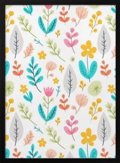 Flourishing Botanicals - Stretched Canvas, Poster Or Fine Art Print(Flourishing Botanicals Stretched Canvas Poster Or Fine Art Print)