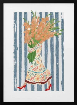 Boho Dress Stripes - Stretched Canvas, Poster Or Fine Art Print(Boho Dress Stripes Stretched Canvas Poster Or Fine Art Print)