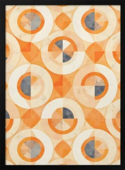 Faded Terra Geometrics - Stretched Canvas, Poster Or Fine Art Print(Mws_apo_1_faded Terra Geometrics Stretched Canvas Poster Or Fine Art Print)