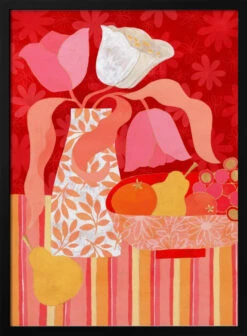 Tulip Still Life - Stretched Canvas, Poster Or Fine Art Print(Tulip Still Life Stretched Canvas Poster Or Fine Art Print)