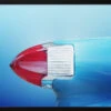 US Classic Car 88 1956 Tail Fin Abstract - Stretched Canvas, Poster Or Fine Art Print(Us Classic Car 88 1956 Tail Fin Abstract Stretched Canvas Poster Or Fine Art Print)