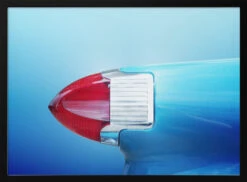 US Classic Car 88 1956 Tail Fin Abstract - Stretched Canvas, Poster Or Fine Art Print(Us Classic Car 88 1956 Tail Fin Abstract Stretched Canvas Poster Or Fine Art Print)