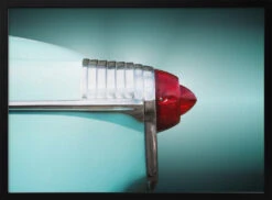 American Classic Car Super 88 1953 Rear - Stretched Canvas, Poster Or Fine Art Print(American Classic Car Super 88 1953 Rear Stretched Canvas Poster Or Fine Art Print)