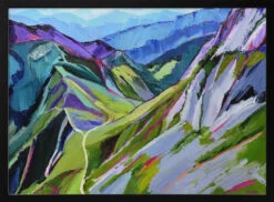 Alpine Trail - Stretched Canvas, Poster Or Fine Art Print(Alpine Trail Stretched Canvas Poster Or Fine Art Print)