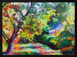 Autumn Comes To Bucks County - Stretched Canvas, Poster Or Fine Art Print(Autumn Comes To Bucks County Stretched Canvas Poster Or Fine Art Print)