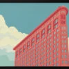 New York Flatiron Building - Stretched Canvas, Poster Or Fine Art Print(New York Flatiron Building Stretched Canvas Poster Or Fine Art Print 1)