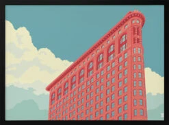 New York Flatiron Building - Stretched Canvas, Poster Or Fine Art Print(New York Flatiron Building Stretched Canvas Poster Or Fine Art Print 1)