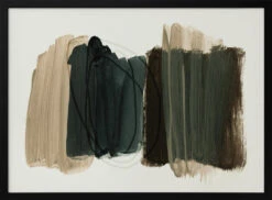 Earthy Brushstrokes - Stretched Canvas, Poster Or Fine Art Print(Earthy Brushstrokes Stretched Canvas Poster Or Fine Art Print)