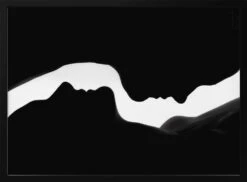 The Profiles Of Two Women - Stretched Canvas, Poster Or Fine Art Print(The Profiles Of Two Women Stretched Canvas Poster Or Fine Art Print)