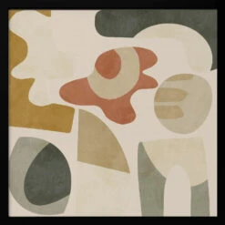 Pattern3 Mid Earth 3 - Square Stretched Canvas, Poster Or Fine Art Print(Pattern3 Mid Earth 3 Square Stretched Canvas Poster Or Fine Art Print) -Heart Wall Art Store pictufy black square 50x70 2553006