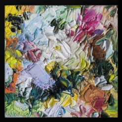 Bianca Palette Master - Square Stretched Canvas, Poster Or Fine Art Print(Bianca Palette Master Square Stretched Canvas Poster Or Fine Art Print) -Heart Wall Art Store pictufy black square 50x70 2651546