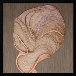 Flora II - Square Stretched Canvas, Poster Or Fine Art Print(Flora Ii Square Stretched Canvas Poster Or Fine Art Print) -Heart Wall Art Store pictufy black square 50x70 2697412