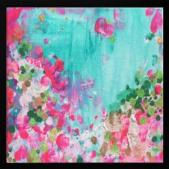 May Garden - Square Stretched Canvas, Poster Or Fine Art Print(May Garden Square Stretched Canvas Poster Or Fine Art Print) -Heart Wall Art Store pictufy black square 50x70 2737886