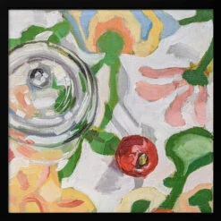 Quadrille Print - Square Stretched Canvas, Poster Or Fine Art Print(Quadrille Print Square Stretched Canvas Poster Or Fine Art Print) -Heart Wall Art Store pictufy black square 50x70 2787392