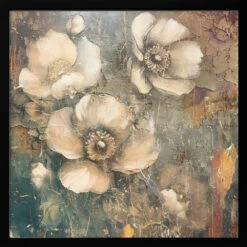 Flowers Floral Art Illustration 10 - Square Stretched Canvas, Poster Or Fine Art Print(Flowers Floral Art Illustration 10 Square Stretched Canvas Poster Or Fine Art Print) 17 Flowers Floral Art Illustration 10 - Square Stretched Canvas, Poster Or Fine Art Print(Flowers Floral Art Illustration 10 Square Stretched Canvas Poster Or Fine Art Print) -Heart Wall Art Store pictufy black square 50x70 2792243