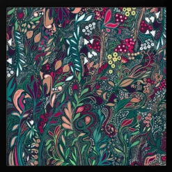 Verdant Whisperwood - Square Stretched Canvas, Poster Or Fine Art Print(Verdant Whisperwood Square Stretched Canvas Poster Or Fine Art Print) -Heart Wall Art Store pictufy black square 50x70 2847211