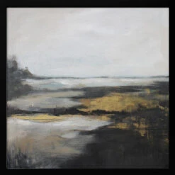 Nature Inspired Landscape - Square Stretched Canvas, Poster Or Fine Art Print(Nature Inspired Landscape Square Stretched Canvas Poster Or Fine Art Print) -Heart Wall Art Store pictufy black square 50x70 3124871