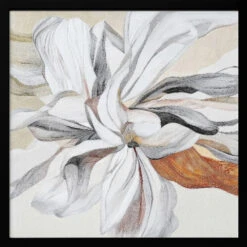 Fleur II - Square Stretched Canvas, Poster Or Fine Art Print(Fleur Ii Square Stretched Canvas Poster Or Fine Art Print) -Heart Wall Art Store pictufy black square 50x70 3163646