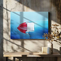 US Classic Car 88 1956 Tail Fin Abstract - Stretched Canvas, Poster Or Fine Art Print(Us Classic Car 88 1956 Tail Fin Abstract Stretched Canvas Poster Or Fine Art Print) -Heart Wall Art Store pictufy canvas dried flowers ratio 7x5 2107975