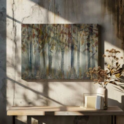 The Dark Forest - Stretched Canvas, Poster Or Fine Art Print(The Dark Forest Stretched Canvas Poster Or Fine Art Print) -Heart Wall Art Store pictufy canvas dried flowers ratio 7x5 2349665