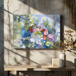 Wildflowers - Stretched Canvas, Poster Or Fine Art Print(Wildflowers Stretched Canvas Poster Or Fine Art Print) -Heart Wall Art Store pictufy canvas dried flowers ratio 7x5 2673698