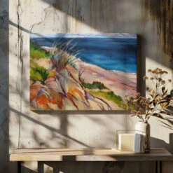 Ballstron Beach - Stretched Canvas, Poster Or Fine Art Print(Ballstron Beach Stretched Canvas Poster Or Fine Art Print) -Heart Wall Art Store pictufy canvas dried flowers ratio 7x5 2786431