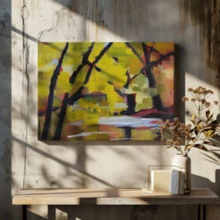 Bulls Island In Autumn - Stretched Canvas, Poster Or Fine Art Print(Bulls Island In Autumn Stretched Canvas Poster Or Fine Art Print) -Heart Wall Art Store pictufy canvas dried flowers ratio 7x5 2786583